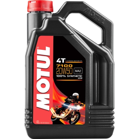 MOTUL 20W-50 synthetic 7100, Engine oil 4T, 4 litres