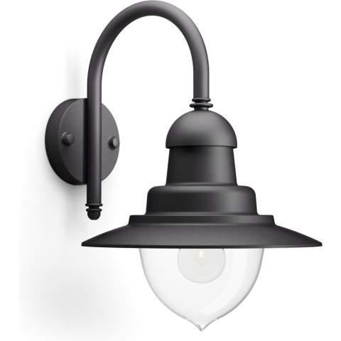 Raindrop Außenwandleuchte 1-Licht schwarz Beleuchtung