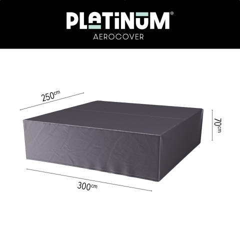Lounge-Set Bezug 300x250xH70 cm anthrazit