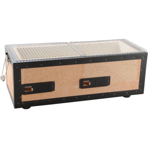 Konro Grill mit Netz - 54 x 23 x 20 cm