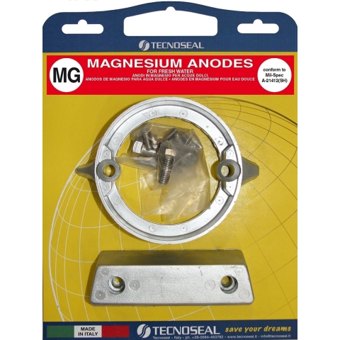 Tecnoseal Anoden Anodensatz Magnesium für Volvo Penta Duoprop AQ290-DP