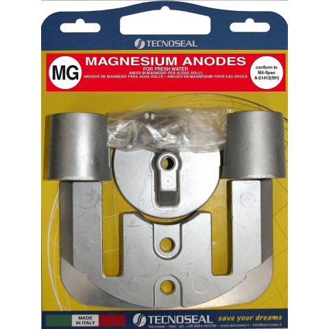 Tecnoseal Anoden Anodensatz Magnesium für MerCruiser Bravo Two und Bravo Three