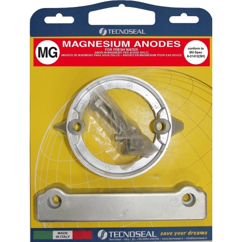 Tecnoseal Anoden Anodensatz Magnesium für Volvo Penta Duoprop AQ280-DP