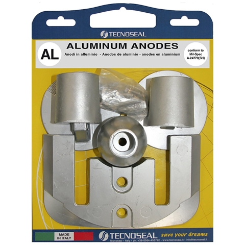 Tecnoseal Anoden Anodensatz Aluminium für MerCruiser Bravo Three (ab 2004)