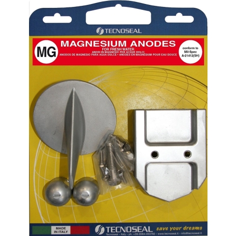 Tecnoseal Anoden Anodensatz Magnesium für MerCruiser Alpha One 1. Generation
