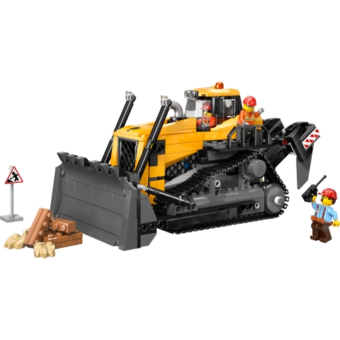 Gelber Bulldozer