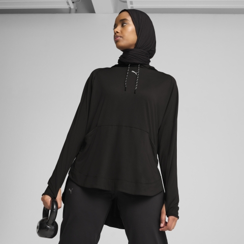 PUMA MODEST Hoodie Damen, Kleidung, Schwarz, XL