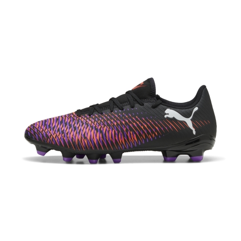 PUMA FUTURE 8 PLAY FG/AG Fußballschuhe Unisex, Schuhe, Schwarz/Weiß/Glowing Rot, 43