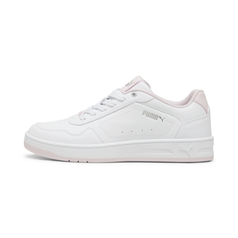 PUMA Court Classy Sneakers, Schuhe, Weiß/Whisp Of Rosa/Silver, 40.5