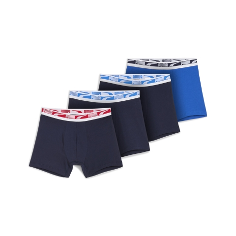 PUMA Boxershorts Herren (4er-Pack), Kleidung, Blau Combo, 2