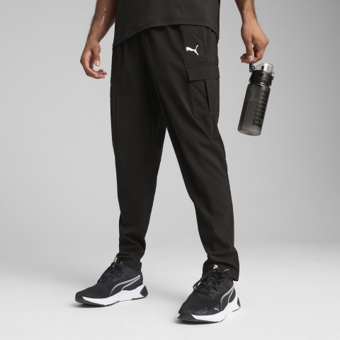 PUMA TAD TECH Gewebte Cargohose Herren, Kleidung, Schwarz, M
