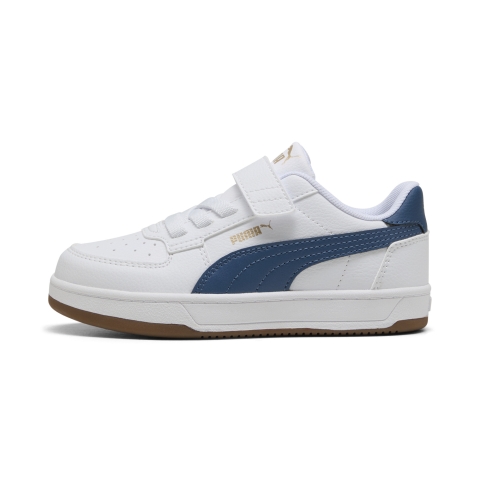 PUMA Caven 2.0 Sneakers Kinder, Schuhe, Weiß/Dark Indigo/Gum, 34