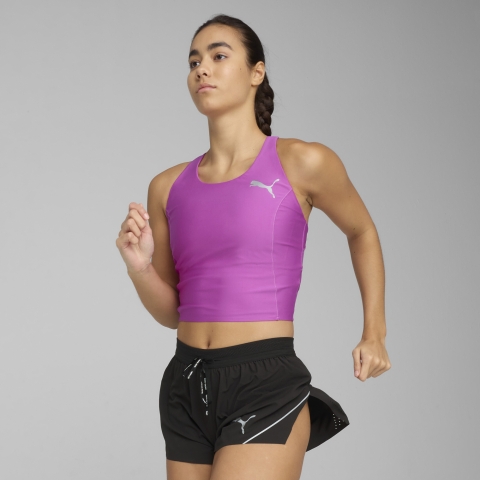 PUMA RACEDAY ULTRAFORM Crop Top Damen, Kleidung, Wild Berry, L