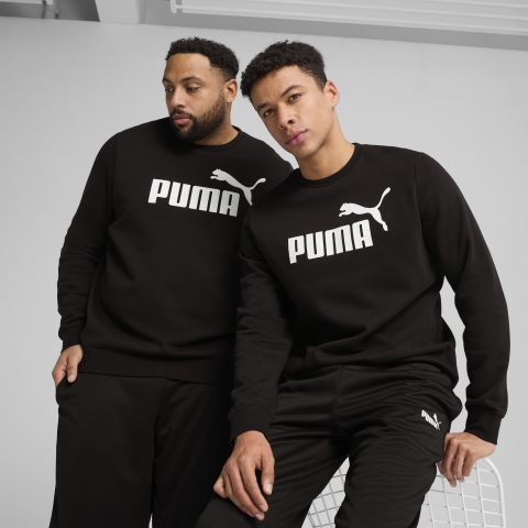 PUMA Essentials No. 1 Logo Crewneck Herren, Schwarz, L