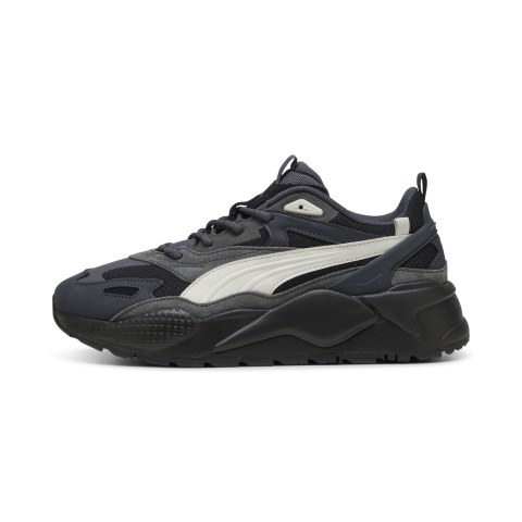 PUMA RS-X Efekt PRM Sneakers, Schuhe, Schwarz/Galactic Grau, 42