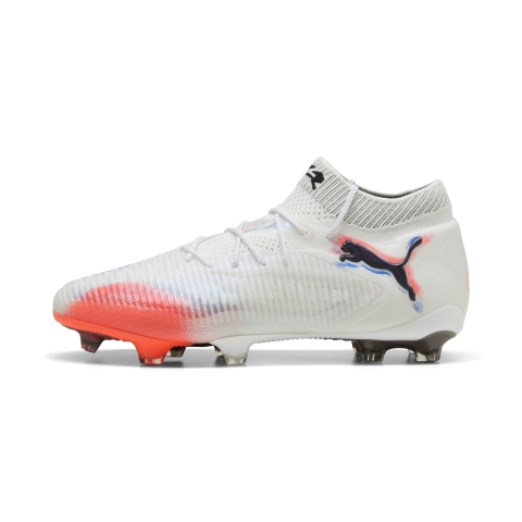 PUMA FUTURE 8 ULTIMATE FG Fußballschuhe Unisex, Schuhe, Weiß/Schwarz/Glowing Rot, 42.5