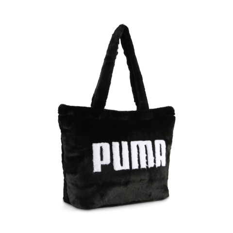 PUMA UP Faux Fur 17 l Shopper Teenager, Accessoires, Schwarz, OSFA