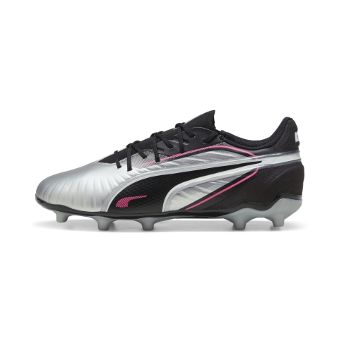 PUMA KING MATCH FG/AG Fußballschuhe Teenager, Schuhe, Silver/Schwarz/Sun Struck, 38.5