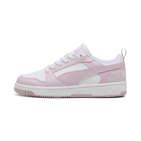 PUMA Rebound V6 Low Sneakers, Schuhe, Weiß/Rose Mauve, 39