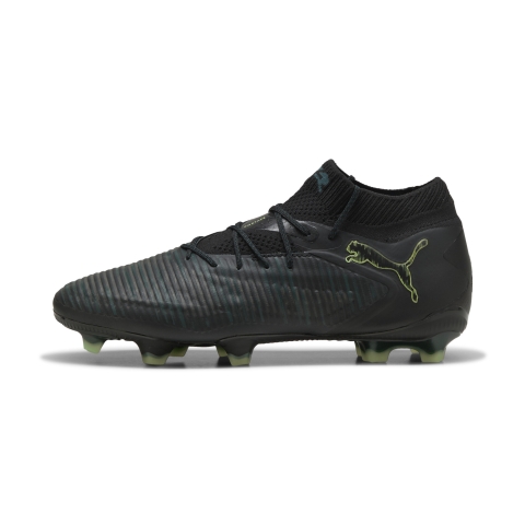 PUMA FUTURE 8 ULTIMATE FG Fußballschuhe Unisex, Schuhe, Schwarz/Fizzy Light/Grün Terrain, 42