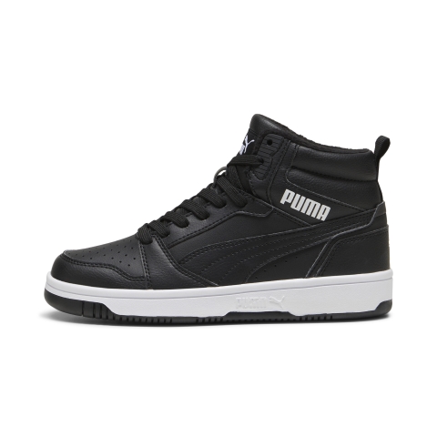 Puma Rebound V6 WTR Sneakers Teenager, Schuhe, Schwarz/Weiß, 38.5