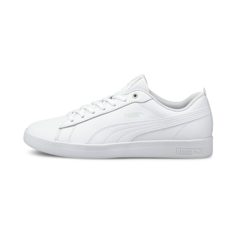 PUMA Smash v2 Leder-Sneakers Damen, Schuhe, Weiß, 38.5