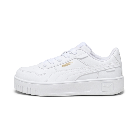 PUMA Carina Street Sneakers Kinder, Schuhe, Weiß/Gold, 28
