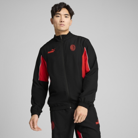 PUMA AC Milan ftblARCHIVE Jacke Herren, Kleidung, Schwarz/Rot, L