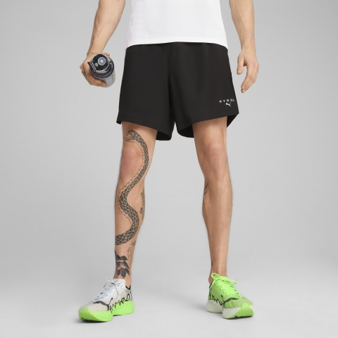 PUMA x HYROX ULTRAWEAVE 6"Shorts Herren, Kleidung, Schwarz, L