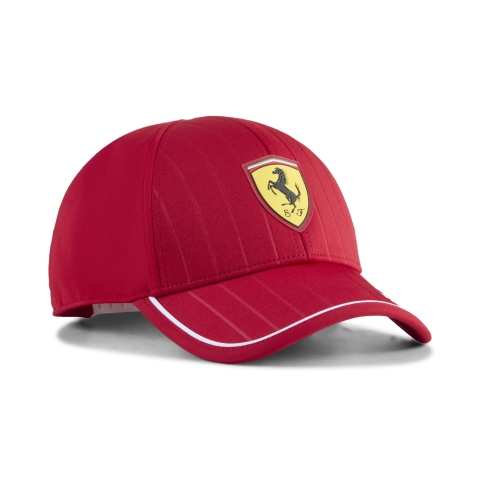 PUMA Scuderia Ferrari 2025 Team Baseball-Cap, Accessoires, Dark Cherry, OSFA