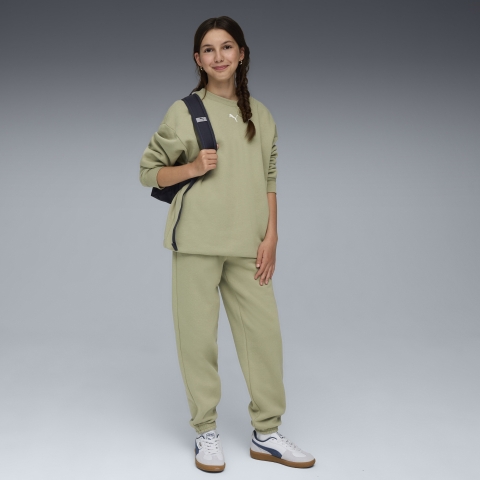 PUMA Loungewear Oversized Jogginganzug Teenager, Kleidung, Lux Army, 7-8Y