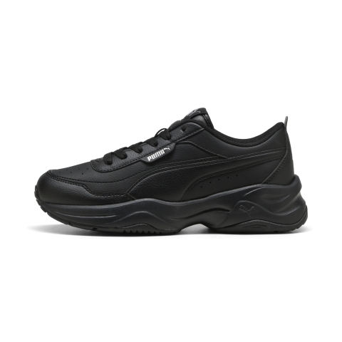 PUMA Cilia Mode Sneakers Damen, Schuhe, Schwarz/Silver, 36