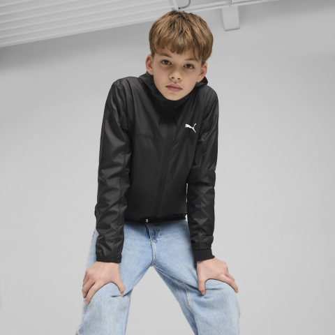PUMA Essentials Regular Windjacke Teenager, Kleidung, Schwarz, 7-8Y