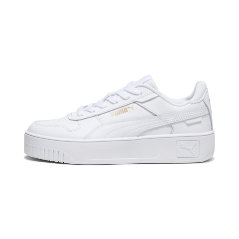 PUMA Carina Street Sneakers Teenager, Schuhe, Weiß/Gold, 35.5