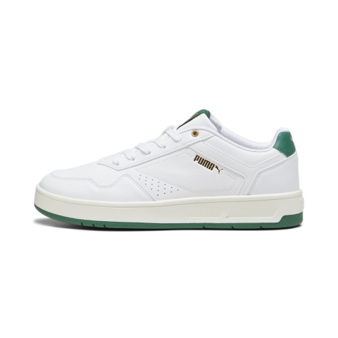 PUMA Court Classic Sneakers, Schuhe, Weiß/Vine/Gold, 44.5