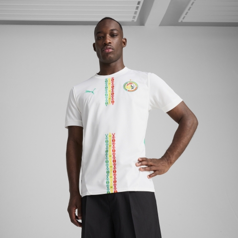 PUMA Senegal 2025 Heimtrikot Herren, Kleidung, Weiß/Sport Grün, M