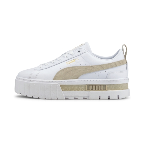PUMA Mayze Sneakers Damen, Schuhe, Weiß/Peyote, 40.5