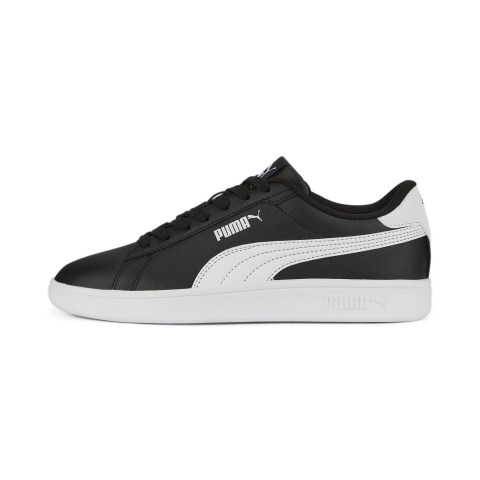 PUMA Smash 3.0 Leather Sneakers Teenager, Schuhe, Schwarz/Weiß, 36