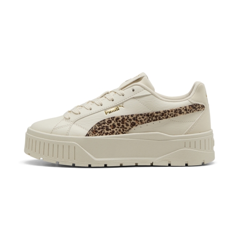 PUMA Karmen II Animal Flair Sneakers Damen, Schuhe, Alpine Snow/Toasted Almond, 38