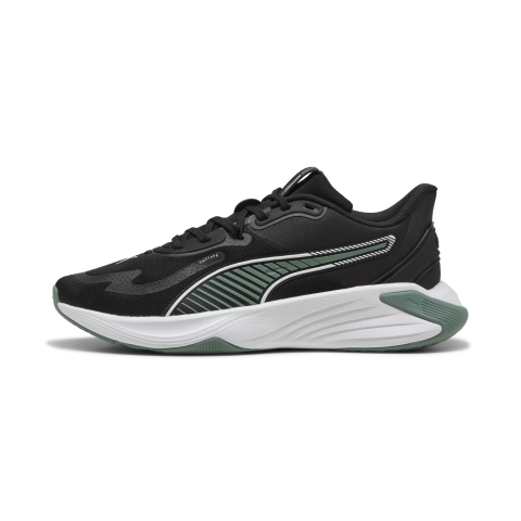 PUMA PWR Hybrid Trainingsschuhe, Schuhe, Schwarz/Grün Moon/Weiß, 42