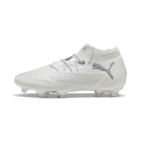 PUMA FUTURE 8 ULTIMATE FG Fußballschuhe Unisex, Schuhe, Weiß/Matte Silver, 42