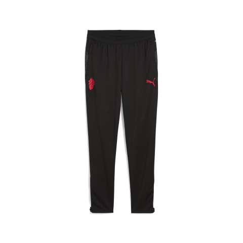 PUMA AC Milan Trainingshose Herren, Sport, Schwarz/Rot, M