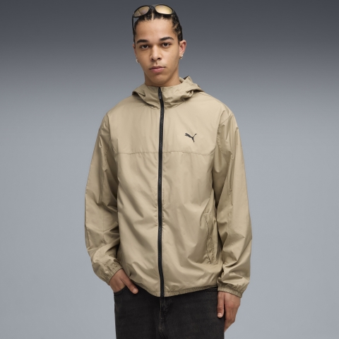 PUMA Essentials Regular Windjacke Herren, Kleidung, Ice Coffee, M