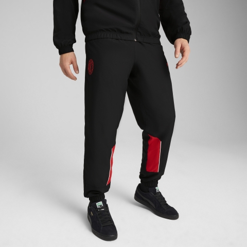 PUMA AC Milan ftblARCHIVE Hose Herren, Kleidung, Schwarz/Rot, L