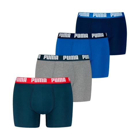 PUMA Boxershorts Herren (4-er Pack), Kleidung, Blau Combo, 6