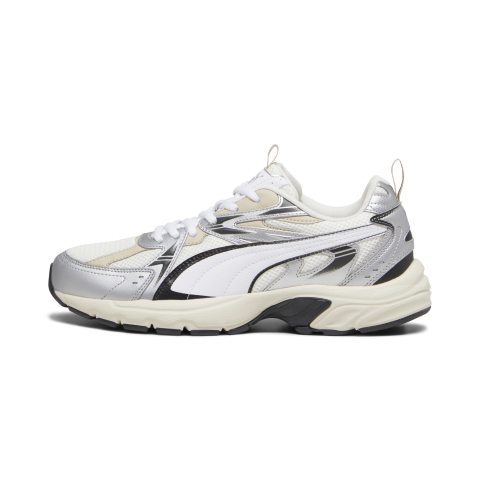 PUMA Milenio Tech Sneakers, Schuhe, Warm Weiß/Silver, 37