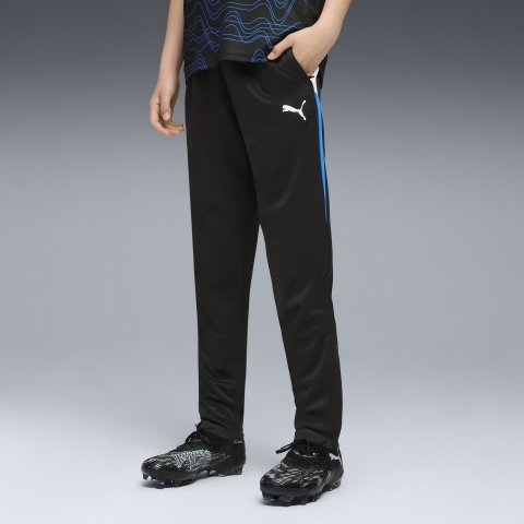 PUMA individualLIGA Trainingshose Teenager, Kleidung, Schwarz/Weiß/Ultra Blau, 9-10Y
