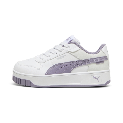 PUMA Carina Street Sneakers Kinder, Schuhe, Weiß/Pale Plum/Silver, 33