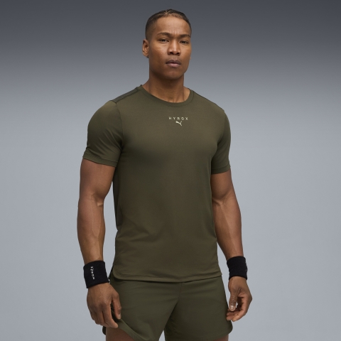 PUMA x HYROX CLOUDSPUN ThermoAdapt T-Shirt Herren, Kleidung, Dark Olive, S