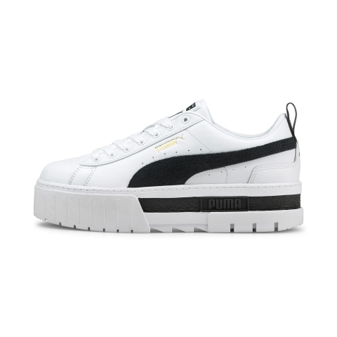 PUMA Mayze Sneakers Damen, Schuhe, Weiß/Schwarz, 38.5
